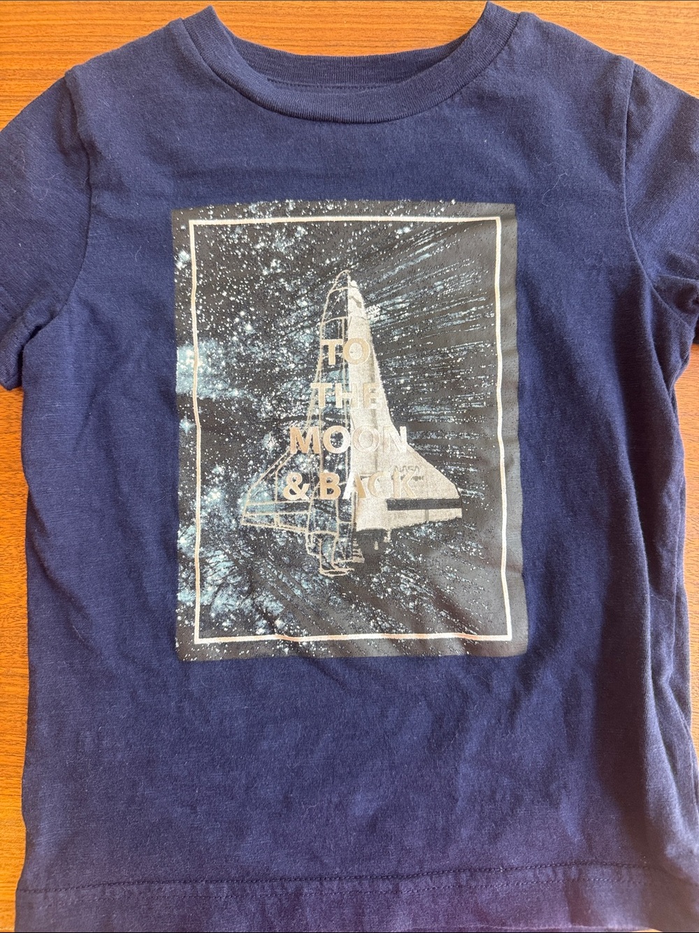 Navy Kids' Short-Sleeve Space Shuttle Graphic Tee